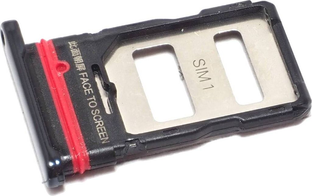 Simkartenhalter passend für Xiaomi 11T (21081111RG, Dual-Nano-SIM), Originalersatz, Dunkelgrau