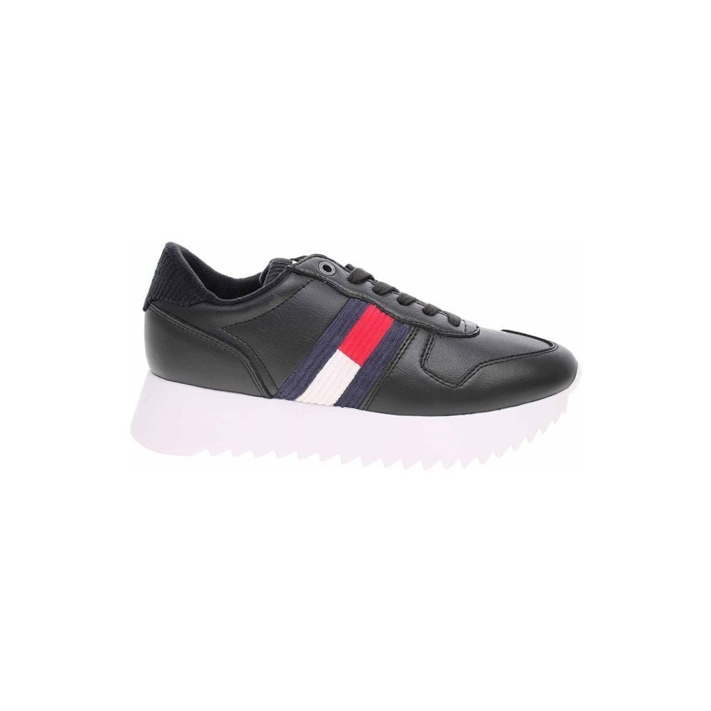 Tommy Jeans Damen Casual Retro Sneaker EN0EN00658 Schwarz #101