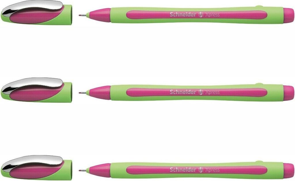 Schneider Fineliner Xpress - 3er-Set pink Produktbild 