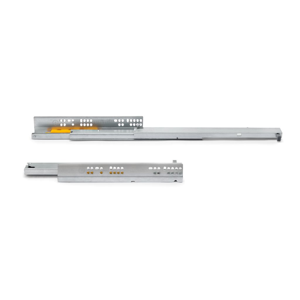 Emuca Silber Verdeckte Führungen Für Vollauszüge Mit Push-to-open Silber Silber One Size
