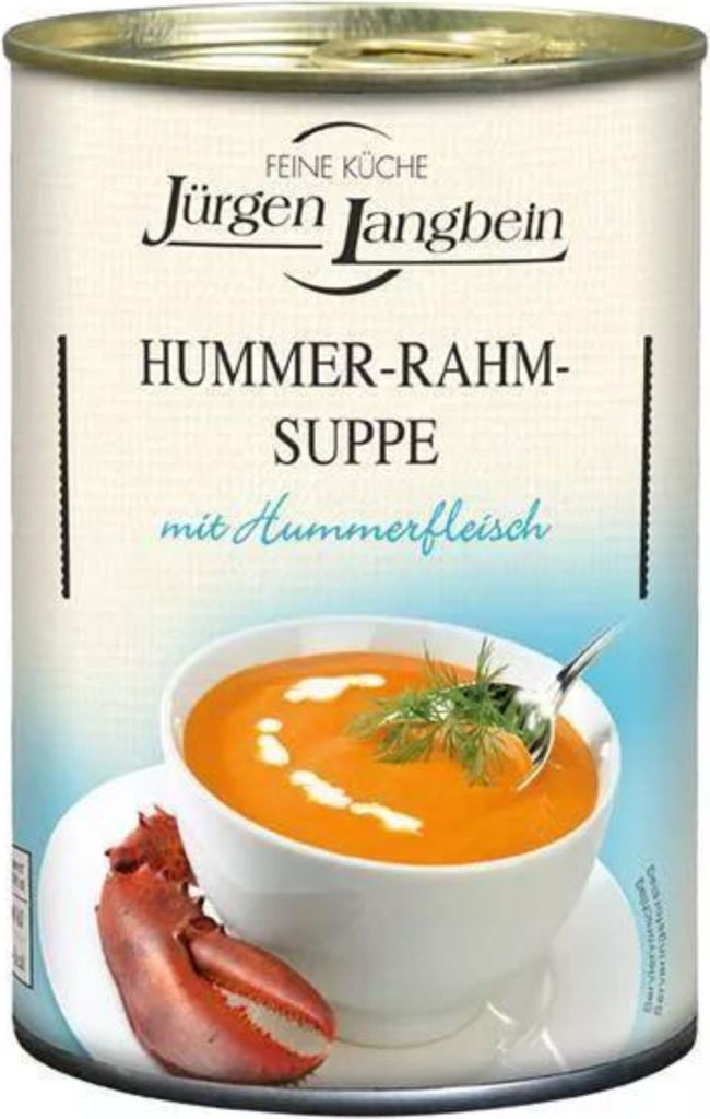 Jürgen Langbein Hummer-Rahm-Suppe, 400ml Produktbild 