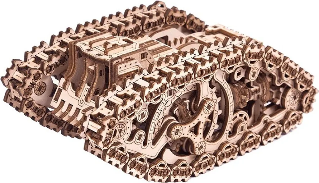 Puzzle 3D Tank Steampunk WT - Idée Cadeau Modélisme Bois 381 Pièces