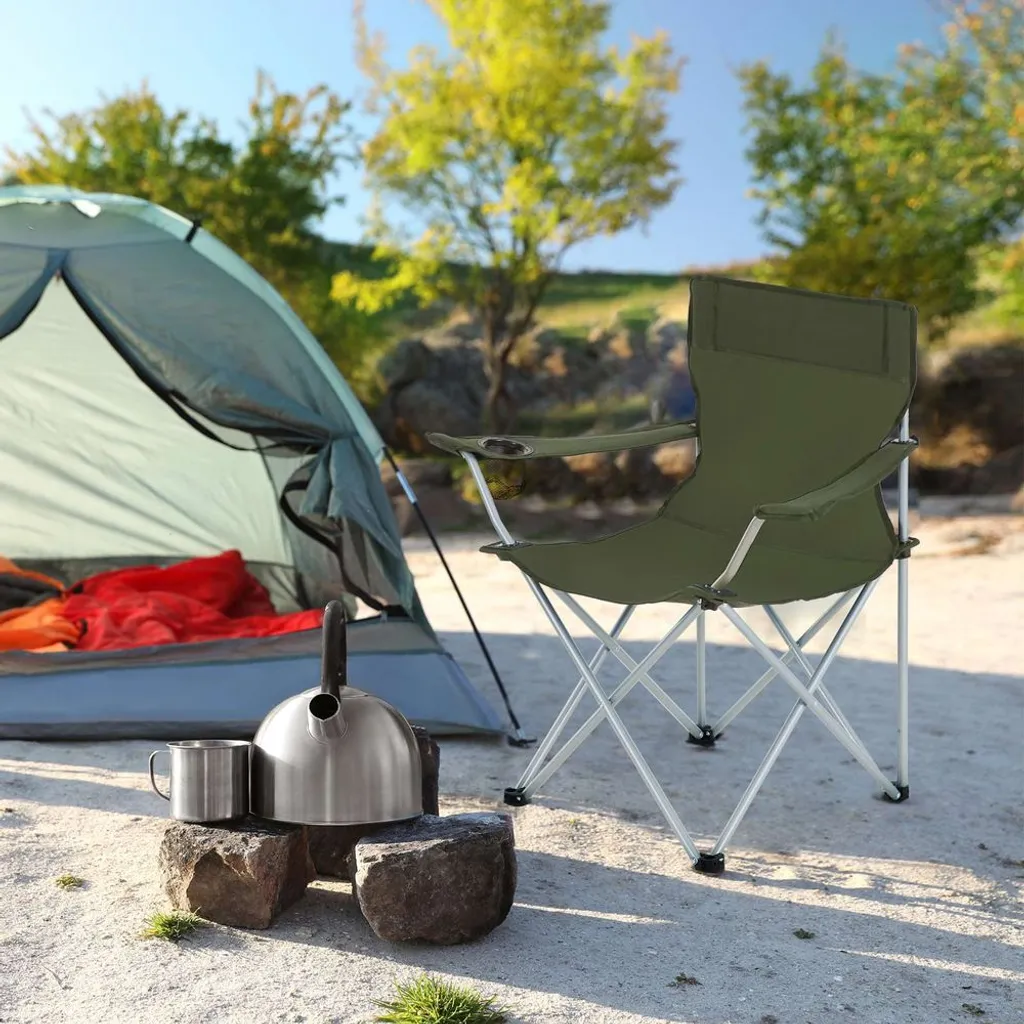 Chaise Pliante de Camping Légère et Résistante Rootz pour Bivouac