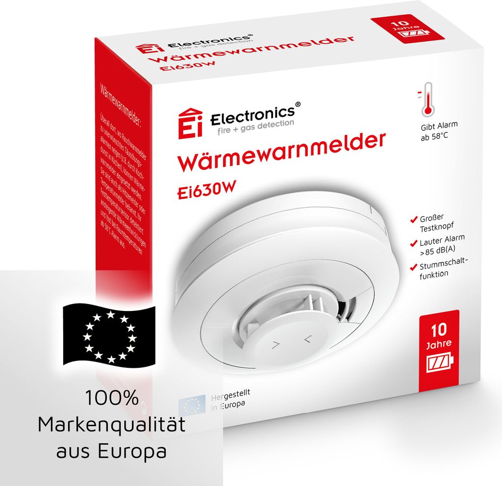 EI ELECTRONICS Wärmewarnmelder Ei630W optional Produktbild 