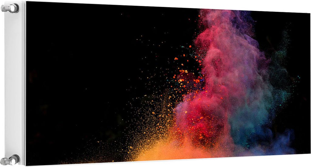 Magnet Heizkörperverkleidung Heizkörperabdeckung Heizung 120x60 cm Schwarz art