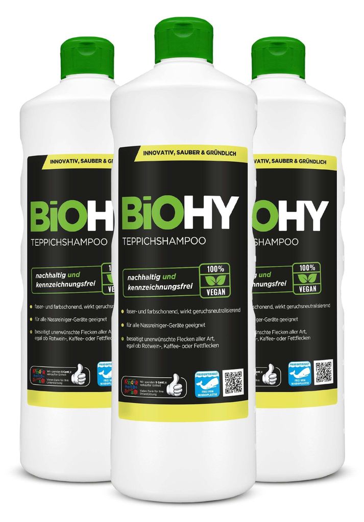 BiOHY Teppichshampoo, Teppichreiniger, Produktbild 