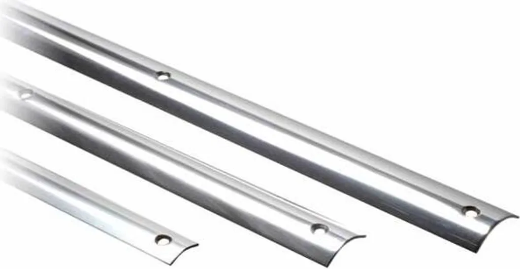 Profilé demi-rond de protection inox 20 mm baguette 3 mètres AISI316