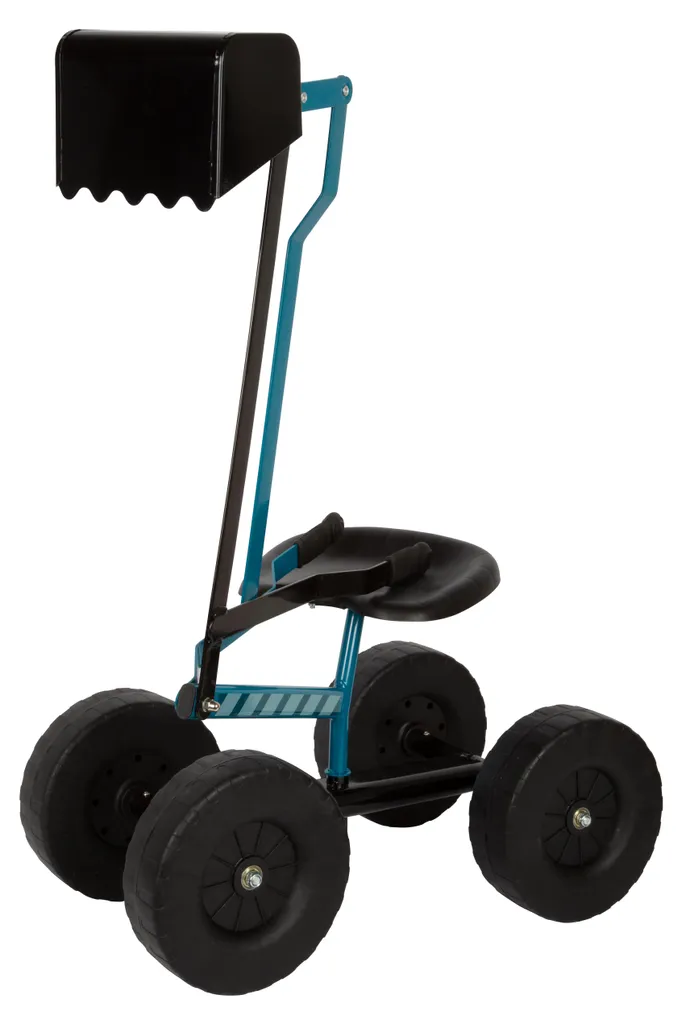 Dites adieu au mal de dos avec cette pelle mécanique à roues bleue Pro - 3