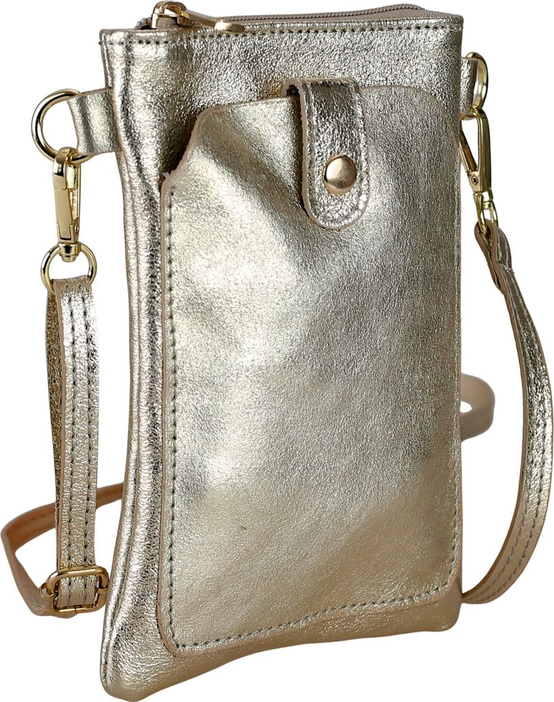 Handytasche PartyPal aus Leder, Italy von collezione alessandro