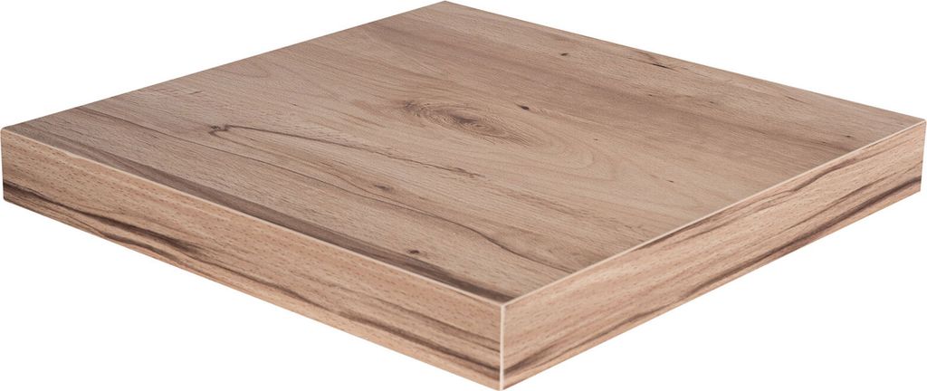 levandeo Eckregal Kernbuche 32x32cm Wandregal Holz Nachbildung Regal Eckboard