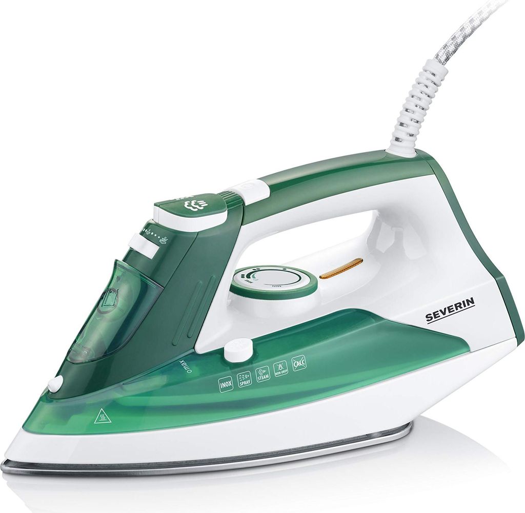 SEVERIN BA 3261 Dampfbügeleisen 2.400W weiß-grün Produktbild 