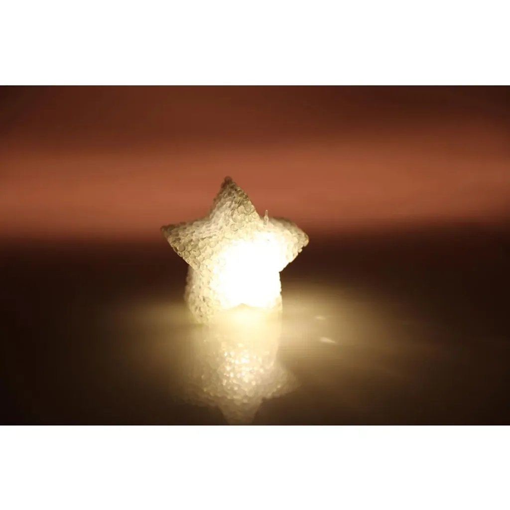 Décoration Table Noël : 24 Étoiles Lumineuses LED Prêtes à l'Emploi