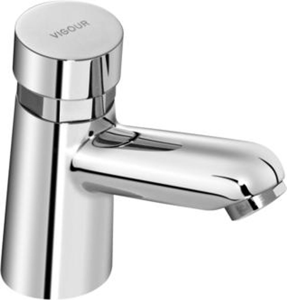 VIGOUR Waschtisch Selbstschluss-Standventil derby basic plus,verchromt