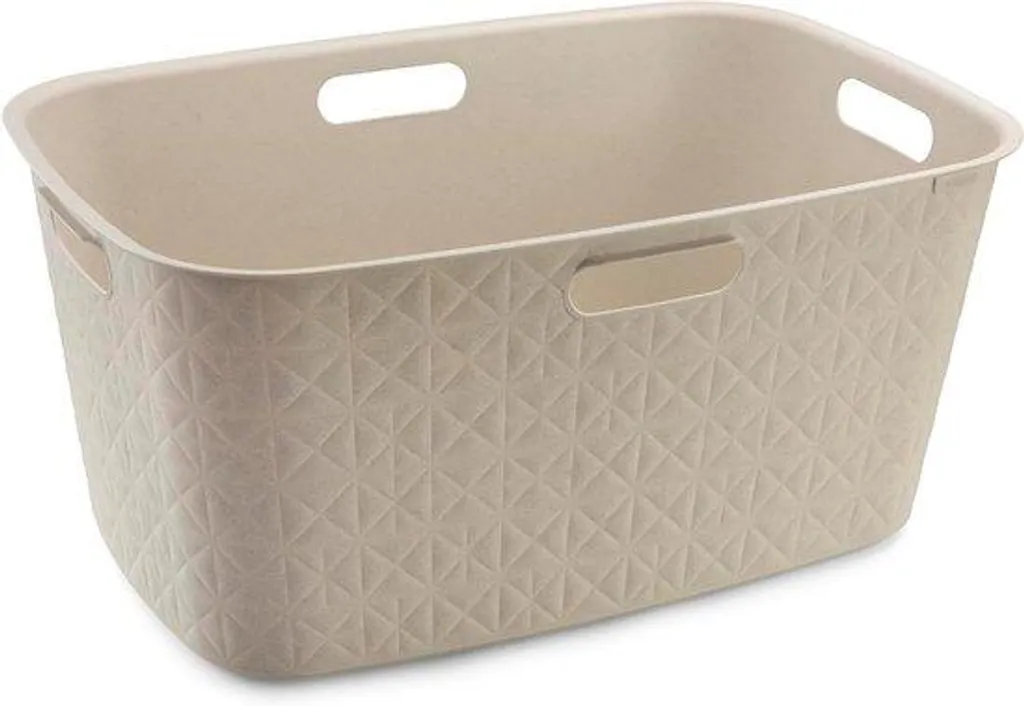 Panier à linge 45 L Blanc craie - Fini les mauvaises odeurs de linge