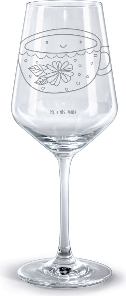 Mr. & Mrs. Panda Weinglas Kaffee Tasse - Transparent - Geschenk, Genuss, glas für rotwein, Liebe, Burgunderglas, Geschmack, Lustige Sprüche, Glü...