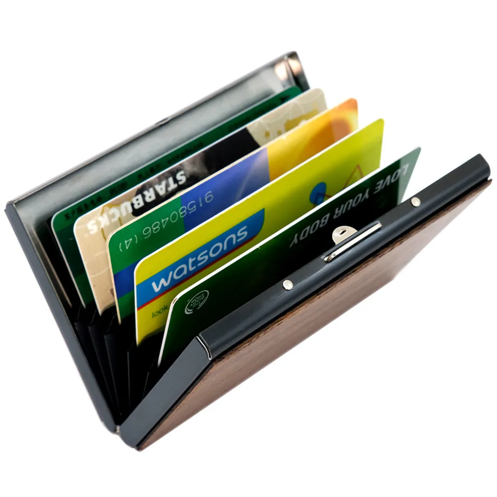 Lurrose Holografisches Kartenetui - 20 Seiten Münzbörse