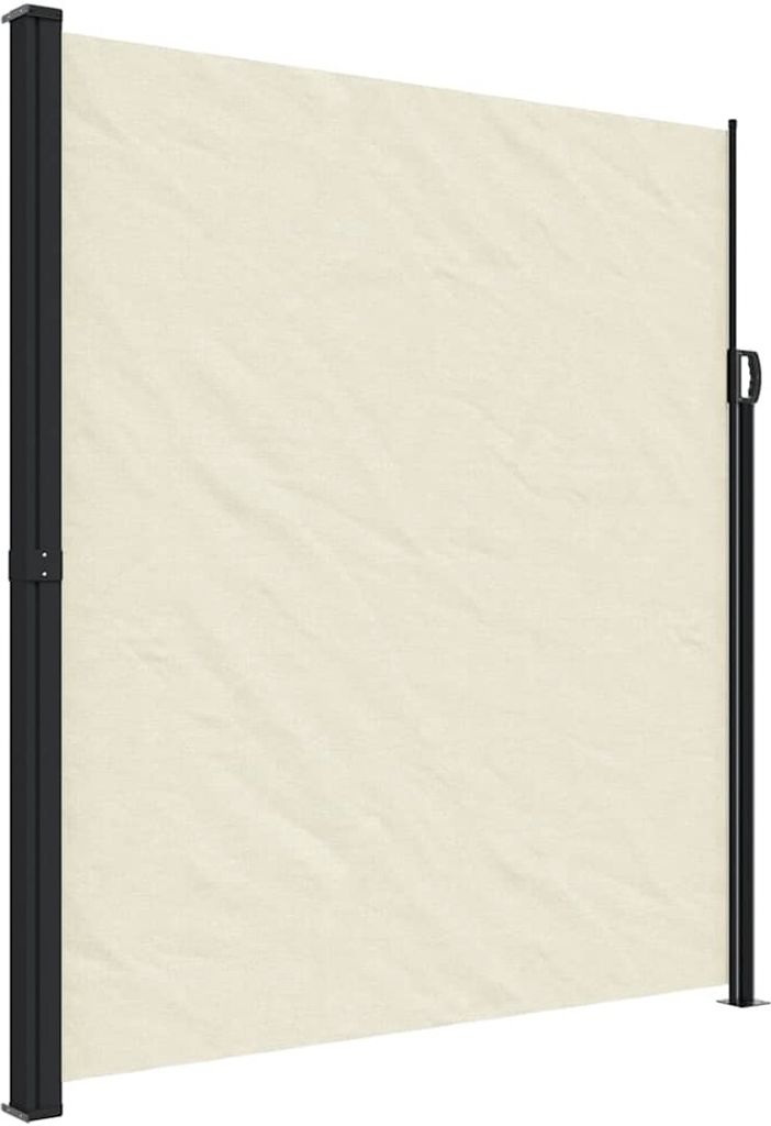 vidaXL Seitenmarkise Ausziehbar Creme 220x300 cm