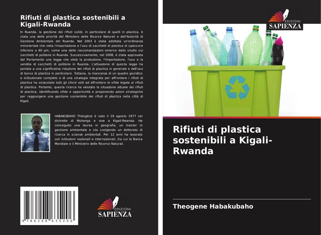 Rifiuti di plastica sostenibili a Kigali-Rwanda