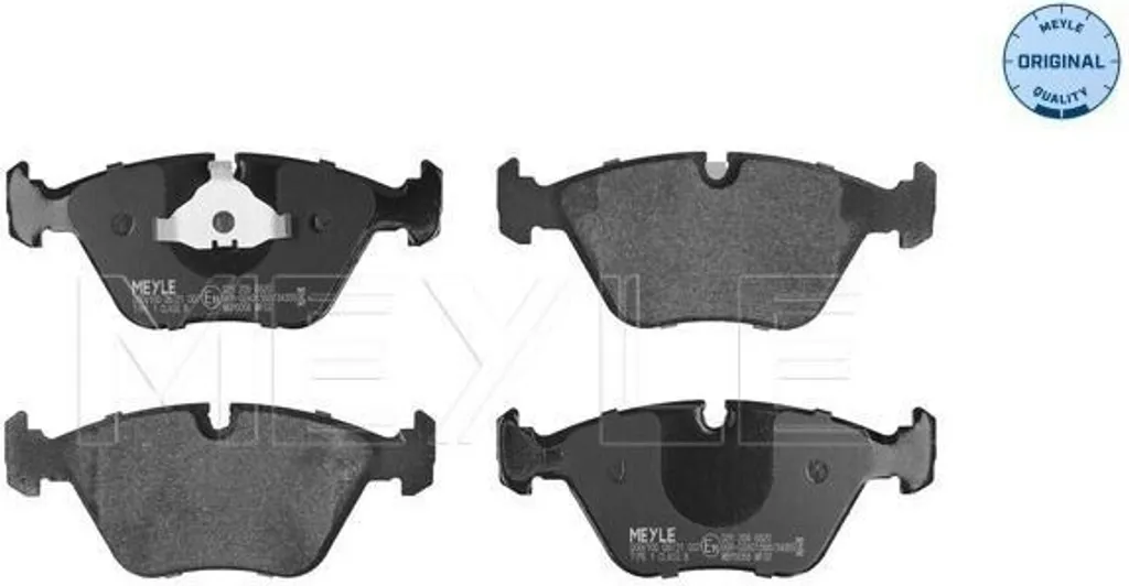 Jeu de Plaquettes de Frein Avant MEYLE 025 209 6820 pour BMW E36 E46