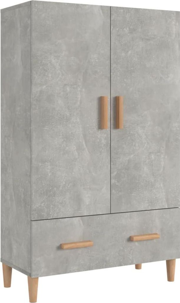 vidaXL Highboard concrete grey 70x31x115 cm odvodený Obrázok produktu 