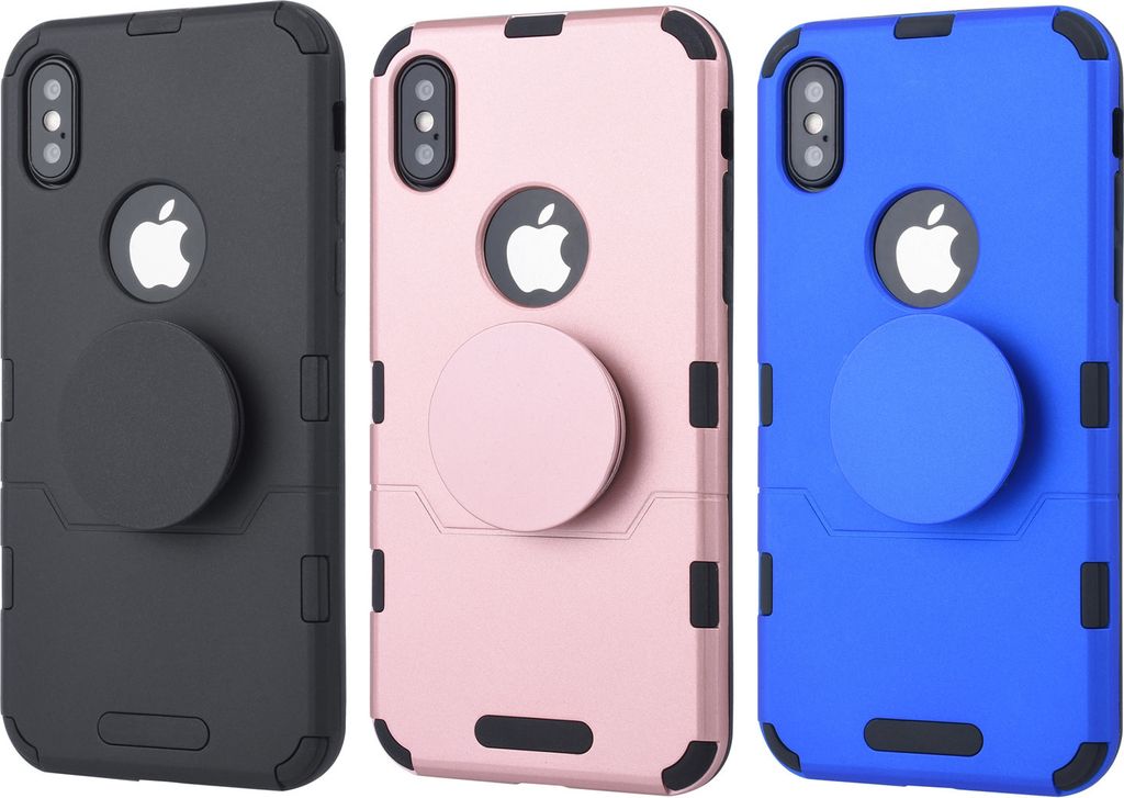Apple iPhone X-Xs Red Back cover case - Soft Touch