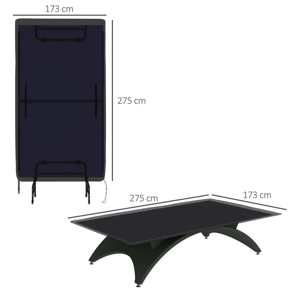 Bâche de protection imperméable pour table de tennis de table pliante - 5