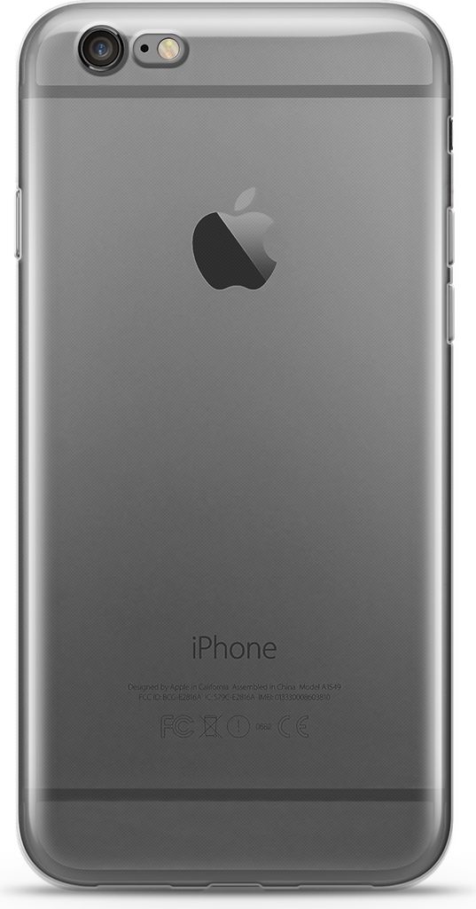 Mobigear Basics Durchsichtig iPhone 6s Plus Hülle Flexibles TPU Backcover - Transparent
