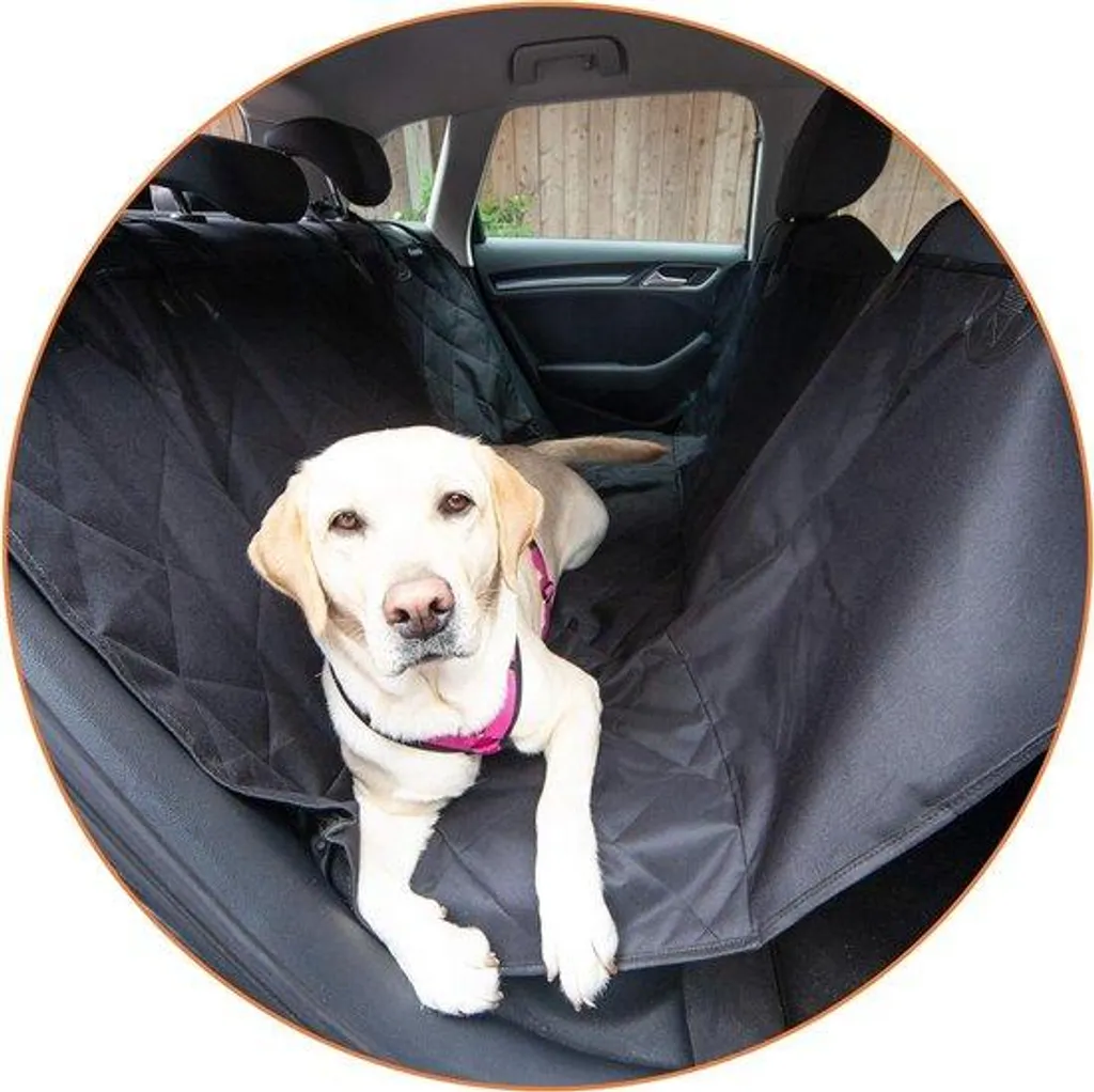 Anti-poils et humidité : couverture voiture chien banquette propre