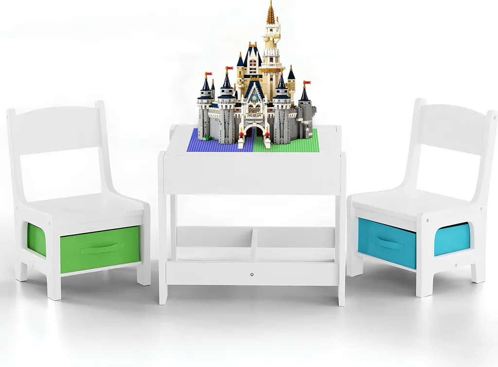 Baby Vivo Moritz: Tavolo Gioco Bambini Multifunzionale con 2 Sedie