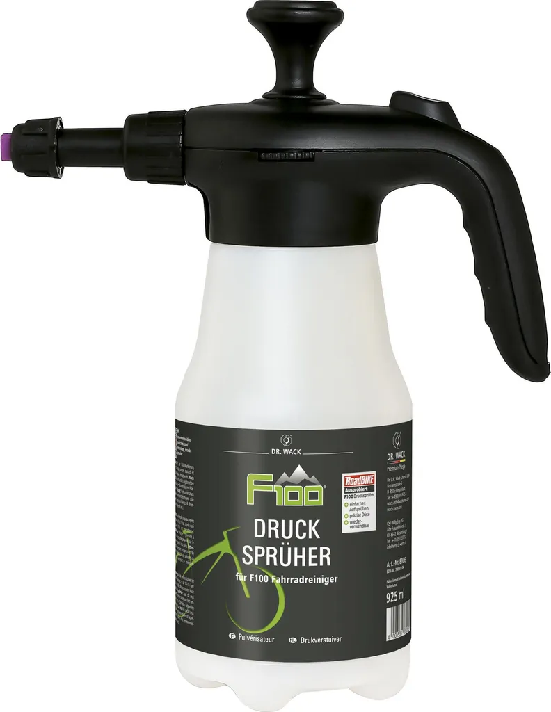 Pulvérisateur à prépression F100 Dr. Wack 925 ml accessoire de lavage pro