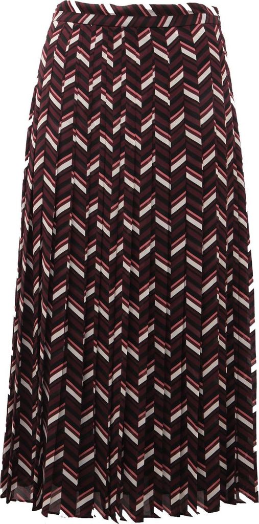 0226AE gonna donna MICHAEL MICHAEL KORS bordeaux/rosa Rock Frauen