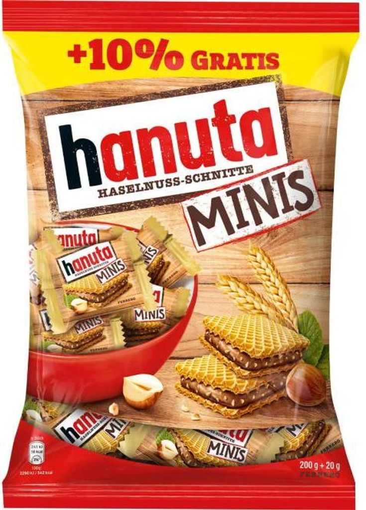 hanuta Minis 200g + 10% gratis Produktbild 