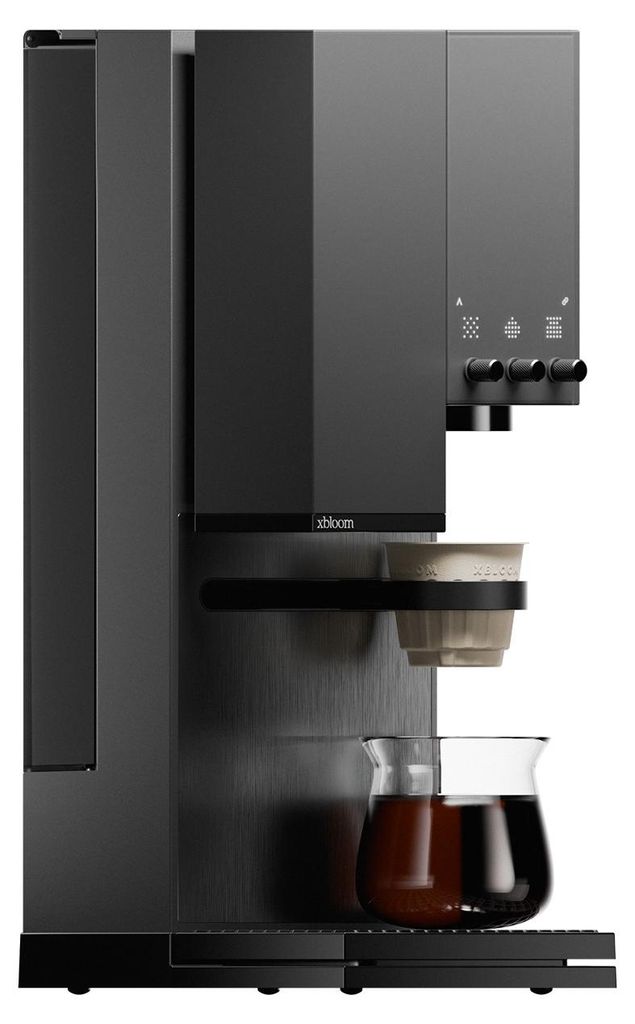 xBloom Studio Kaffeemaschine schwarz mit Mahlwerk intuitive Produktbild 