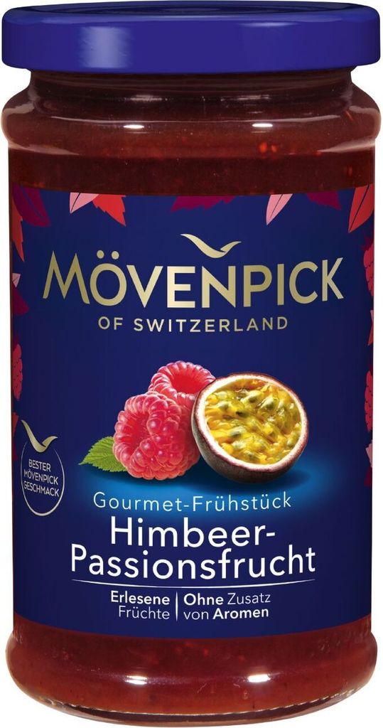 Mövenpick Gourmet-Frühstück Himbeer-Passionsfrucht, 250g Produktbild 