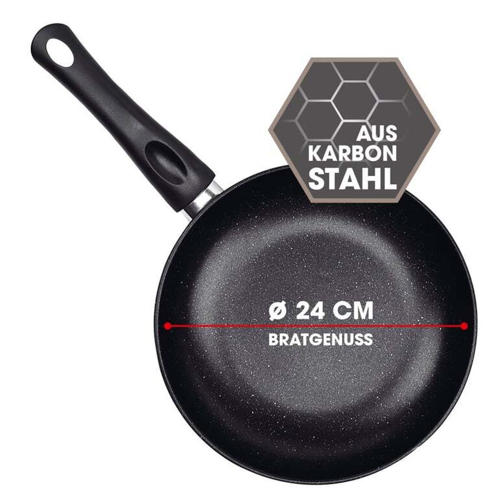 BRATmaxx Kohlenstoffstahl-Bratpfanne Ø 24 cm