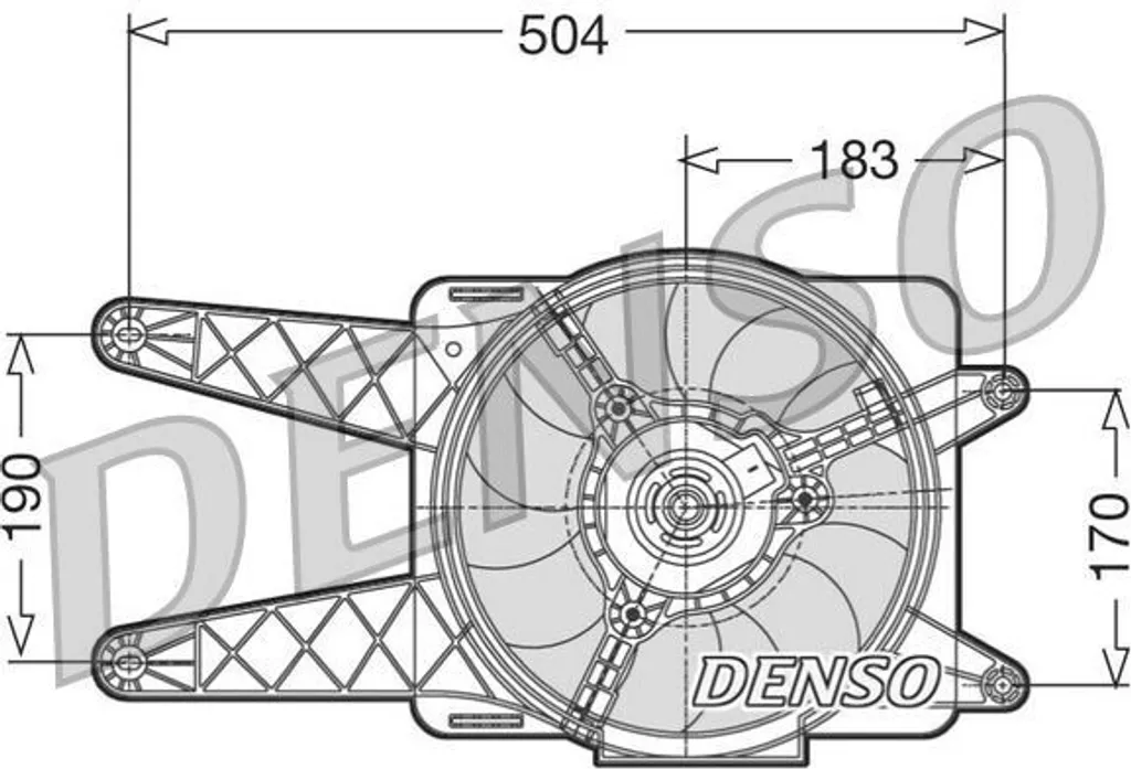 Évitez la surchauffe : Ventilateur radiateur DENSO Seicento 46789792