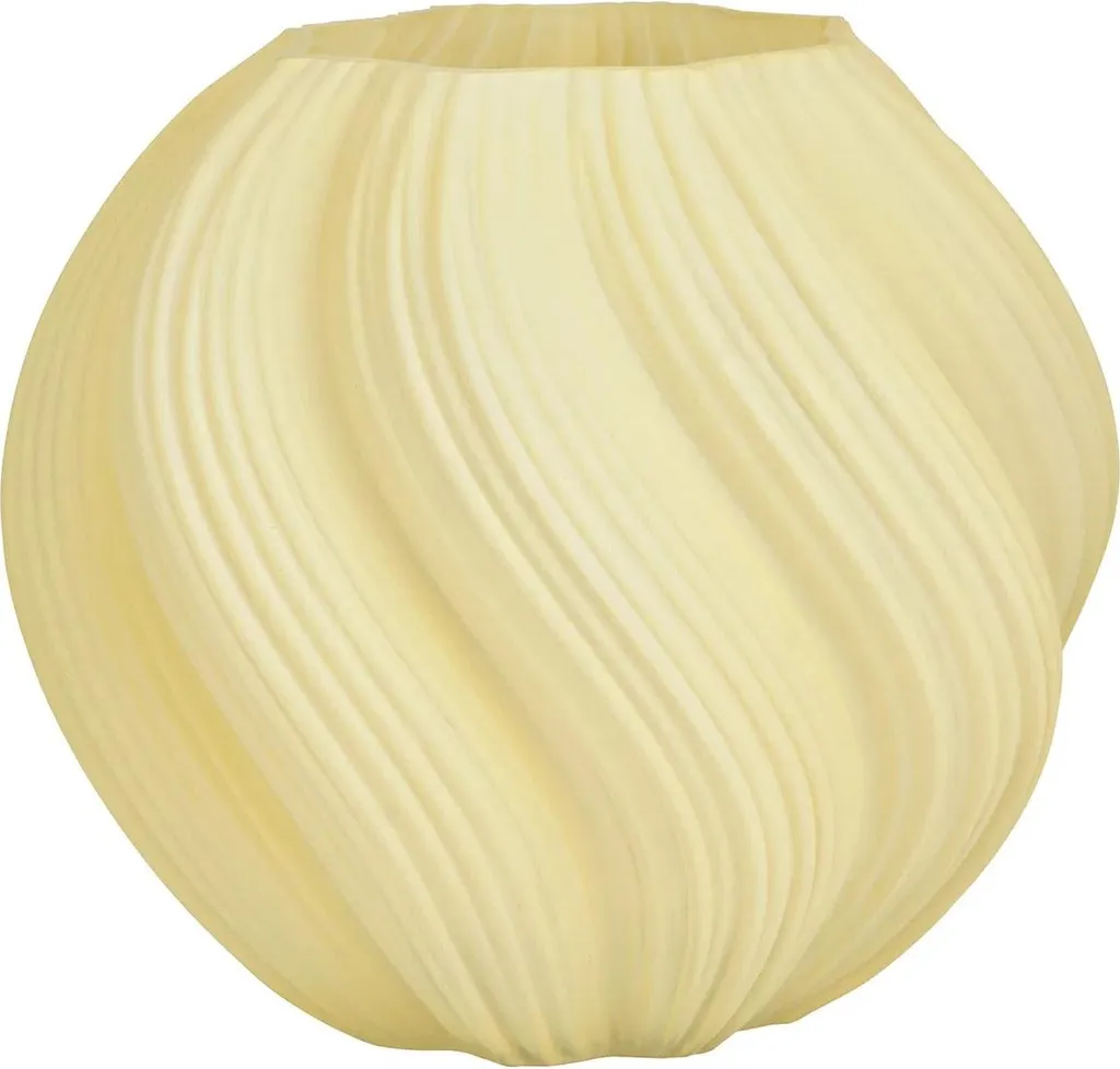 Vase en verre texturé Blanc stable - Cache-tiges opaque pour fleurs fraîches