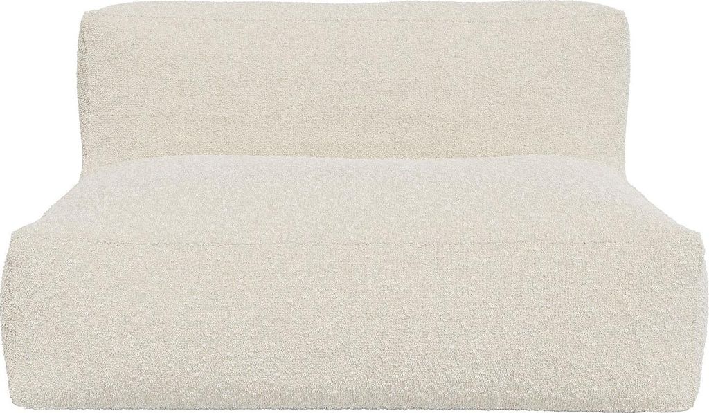 2-Sitzer-Sofa aus beigem Bouclé-Stoff – NOUMARA