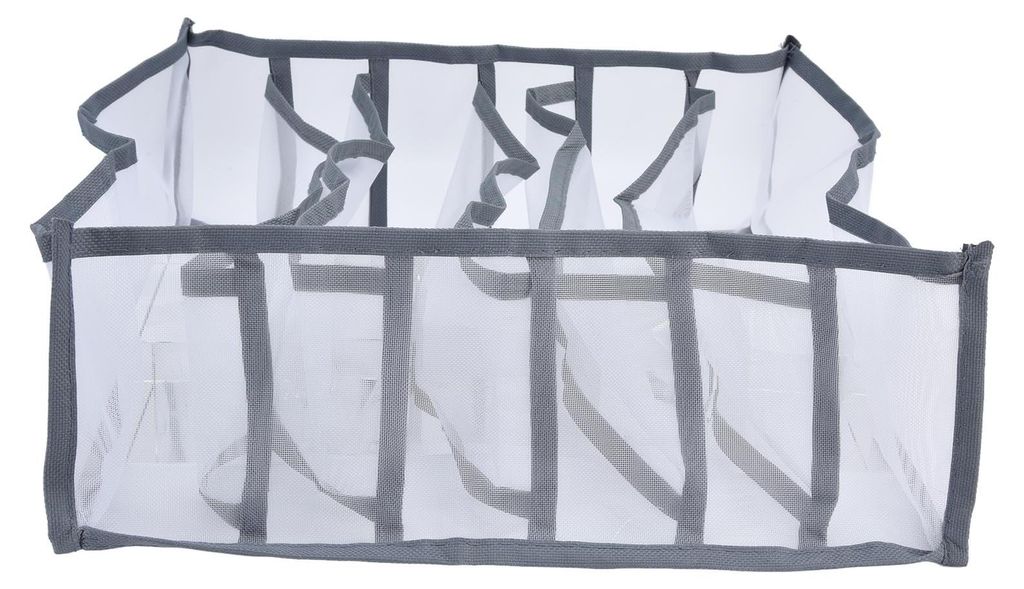 Unterwäsche Organizer Mesh faltbar atmungsaktiv Multi Zellen Socken Aufbewahrungsbox für BHs Höschen6