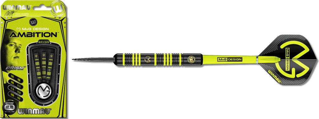 Winmau MvG Ambition Steeldart  1233-22 g Produktbild 