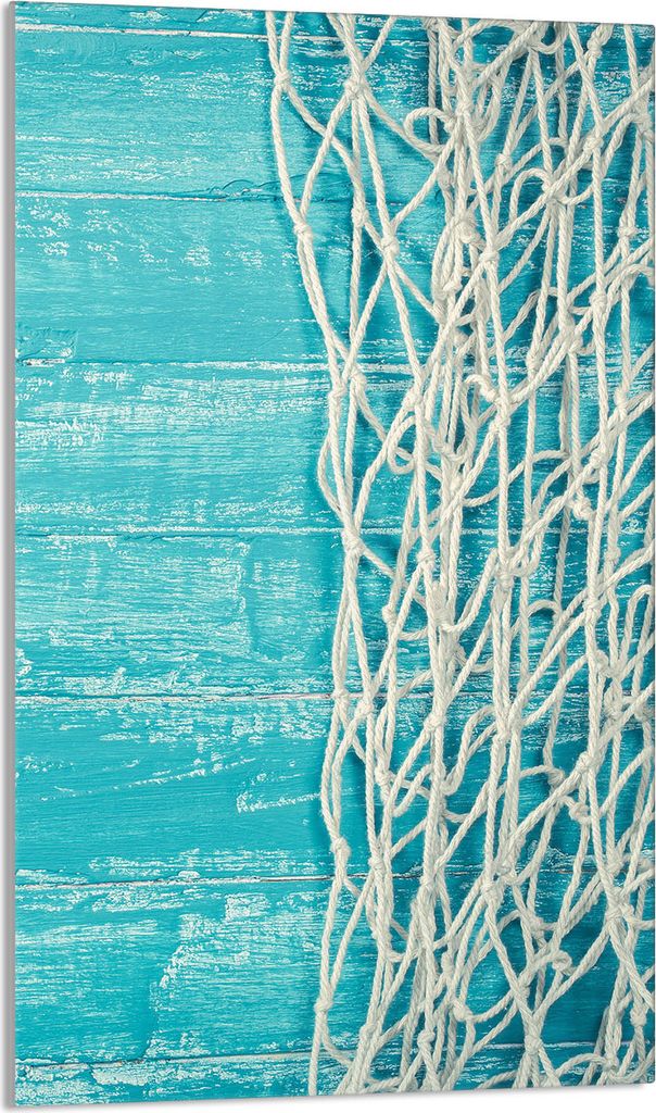 Glasschneidebrett 30x52 Türkis