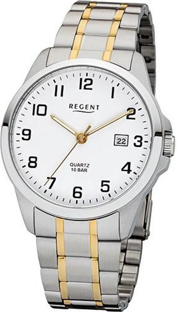 Orologio Uomo Regent F-1014 Cronografo Acciaio Bicolore Elegante