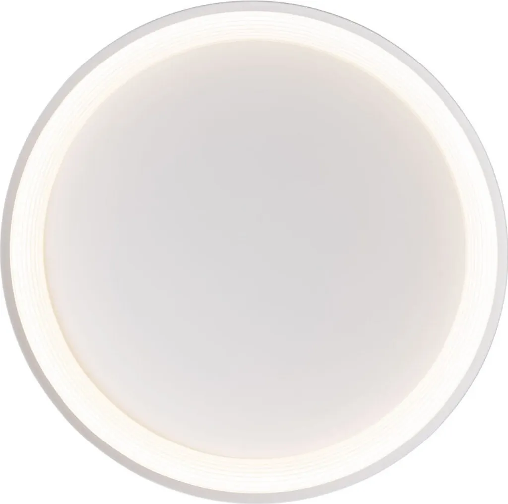 Luminaire LED 40W 3440 lumens métal blanc lumière blanc chaud 48cm