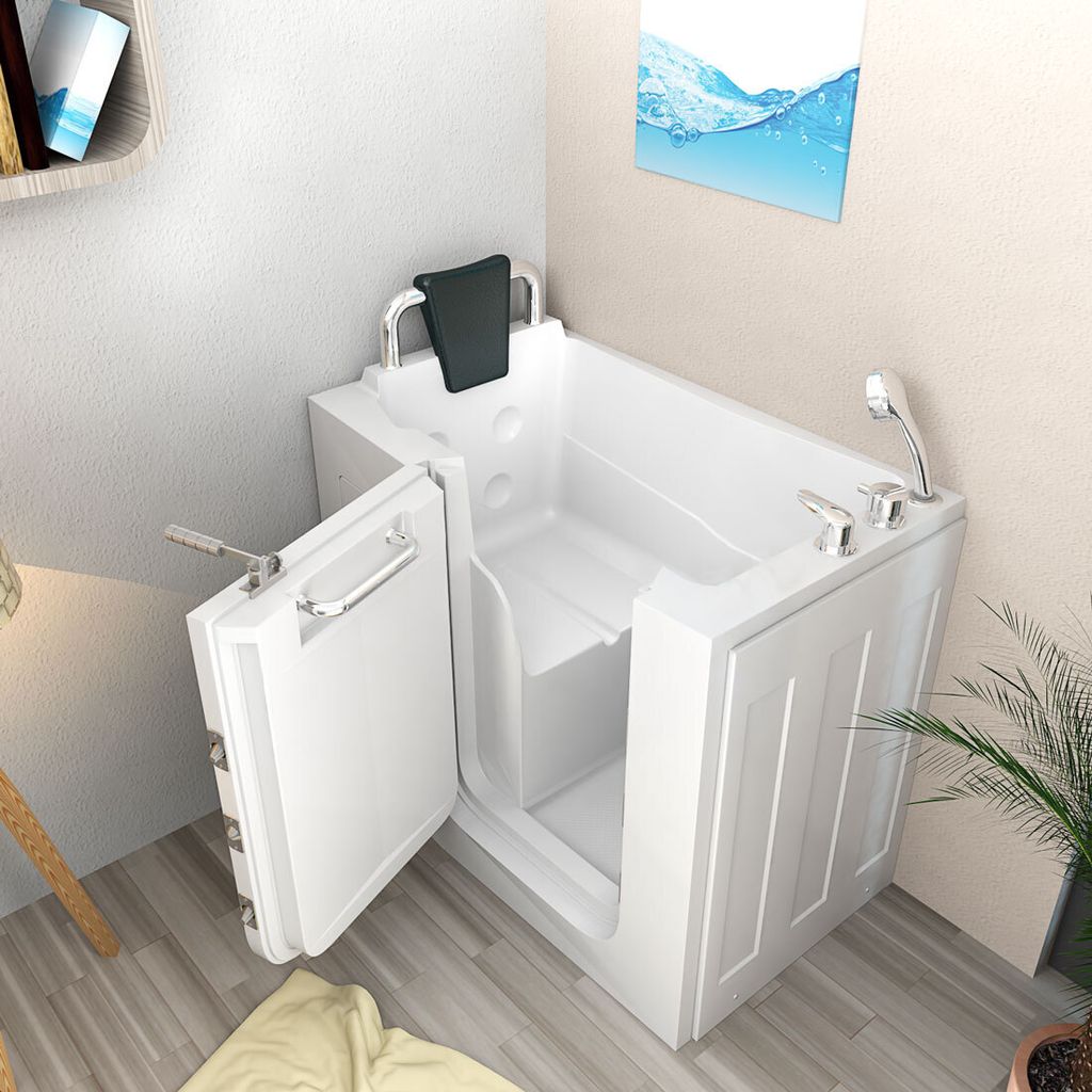 Sitzbadewanne Senioren Wanne Sitzwanne mit Tür S08-A-L Produktbild 3