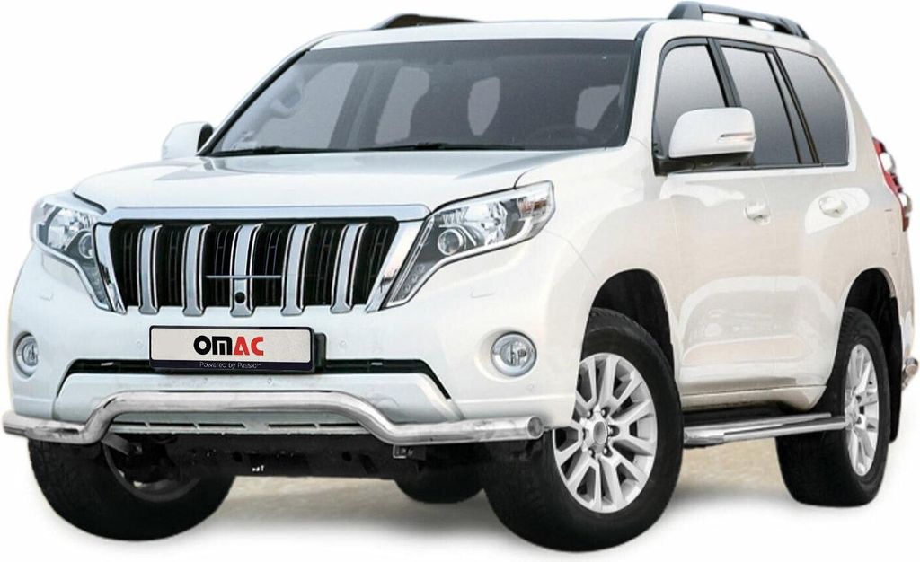 Frontbügel Frontschutzbügel für Toyota Land Cruiser 150 2013-2017 Silber ABE