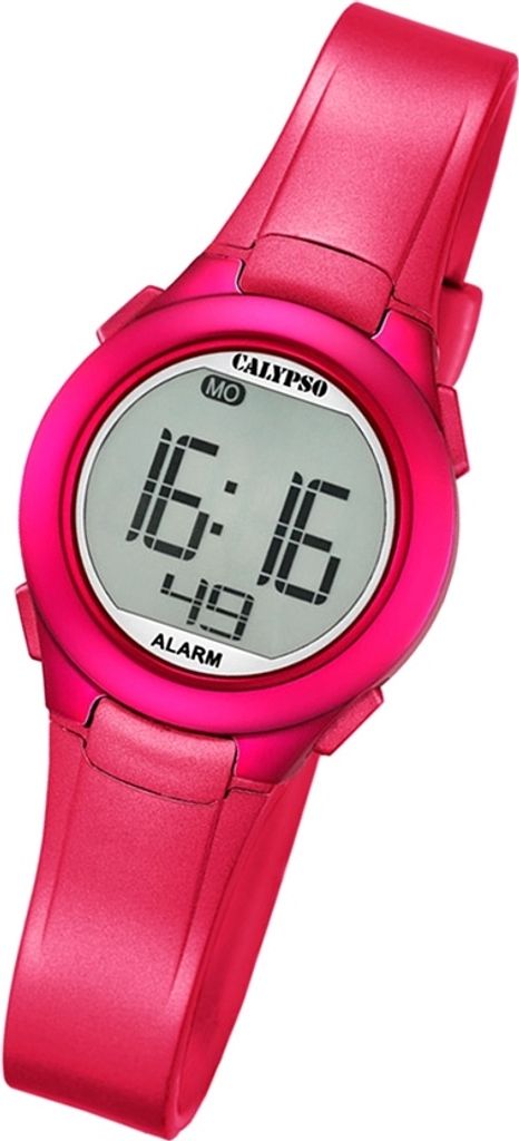 Calypso Armbanduhr Damen K5677/4 Kunststoff PUR Uhr pink Produktbild 