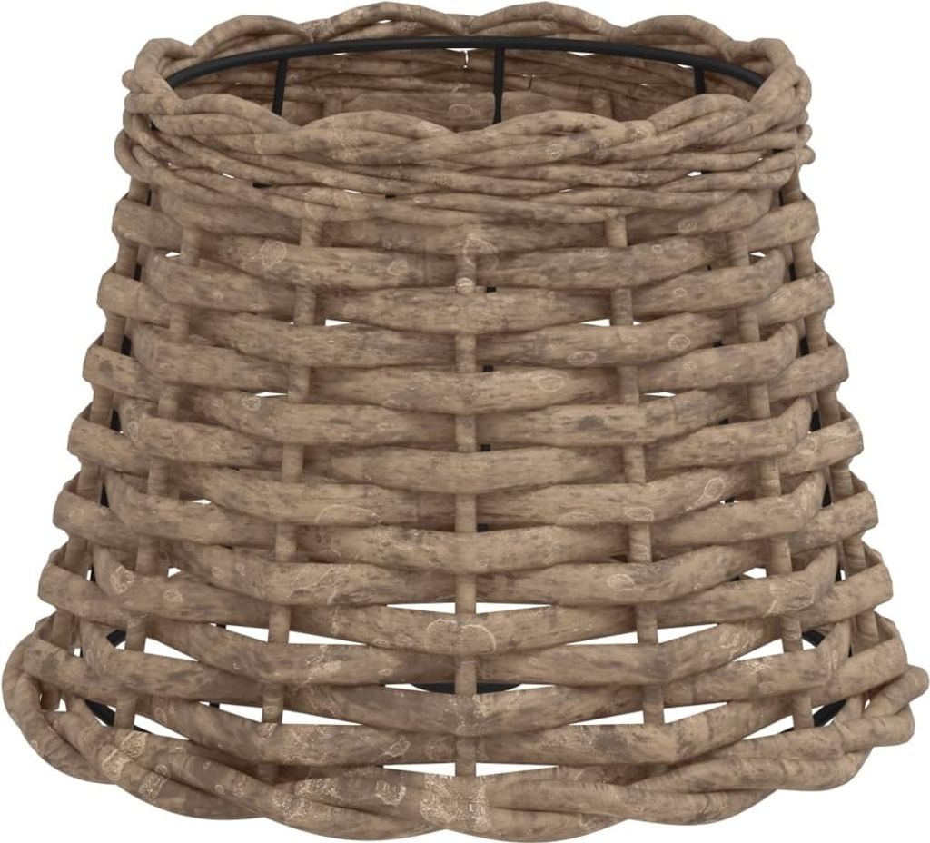 vidaXL Paralume marrone Ø20x15 cm in vimini Immagine del prodotto 
