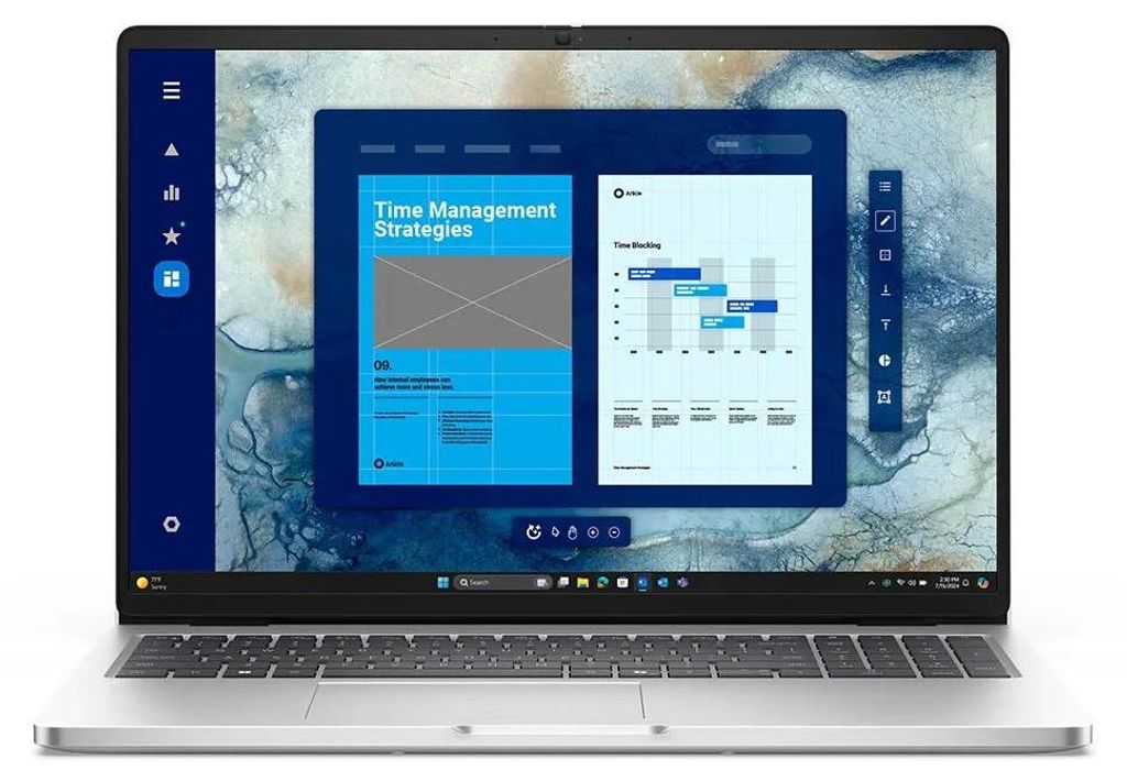 DELL Pro 16 PC16250, Intel Core Ultra 7, 40,6 cm (16"), 1920 x 1200 Pixel, 16 GB, 512 GB, Windows 11 Pro