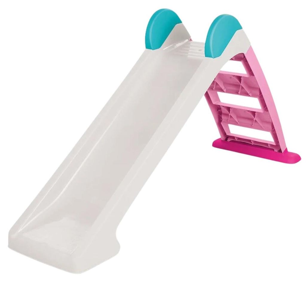 Dolu-Rutsche 72x133x45 cm weiß rosa blau Produktbild 