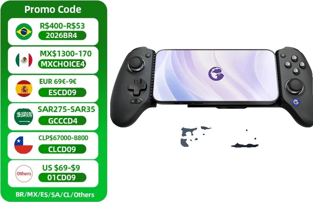 Manette de jeu G8 Plus Joystick à effet Hall pour PC et Gaming Mobile